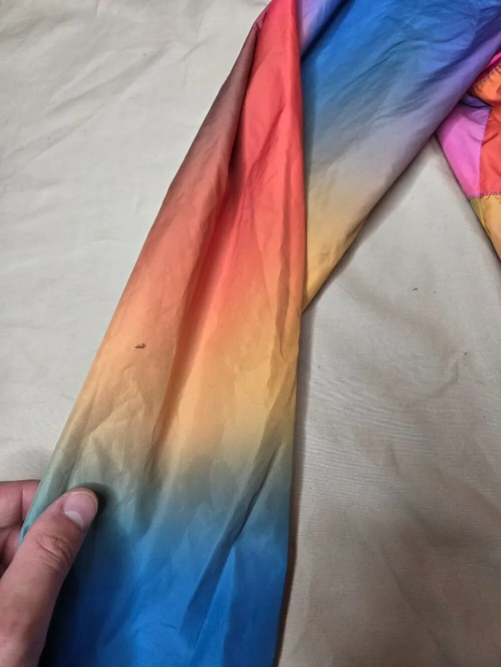 Men's - North Face Rainbow Gradient Vintage Ski Jacket - Multi Color - XL - RARE